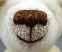 ​Вышиваем носики мишкам