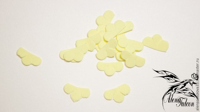 Делаем колосок из фоамирана: часть 1