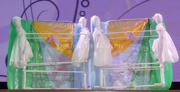 Изготовление театральных ростовых кукол-бабочек для украшения интерьера: часть 1