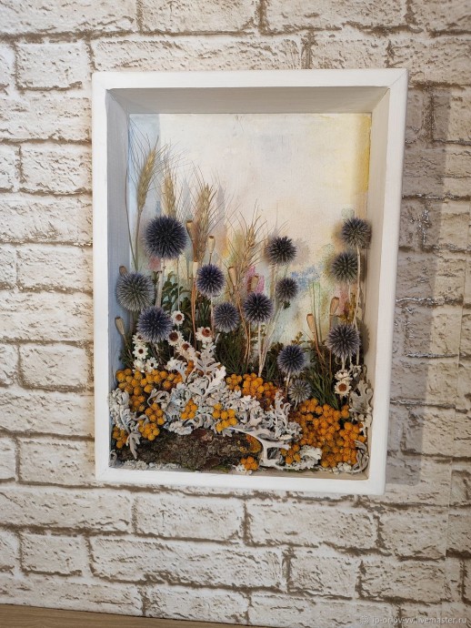 Долгоиграющие панно из сухоцветов Долгоиграющие панно из сухоцветов
