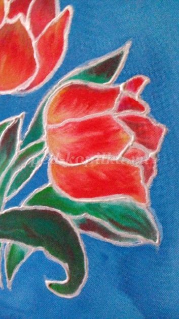 Холодный батик "Тюльпаны"