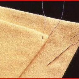 ​Как использовать концы нитки, чтобы отстрочить углы