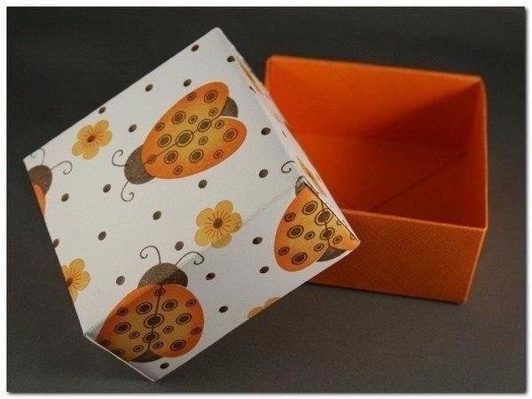 ​Коробочка для подарка на скорую руку