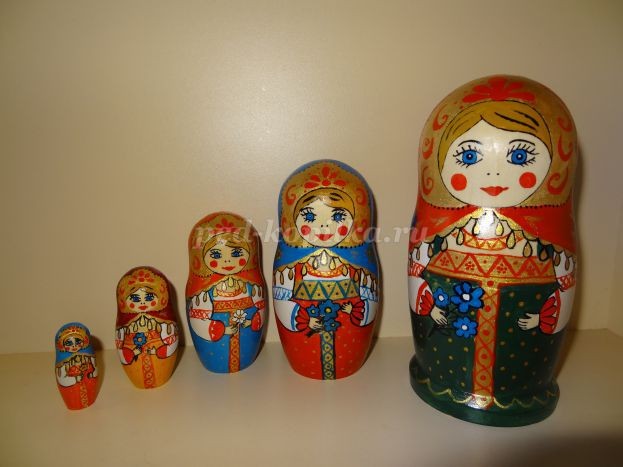 Роспись деревянной матрёшки: часть 2 Роспись деревянной матрёшки: часть 2