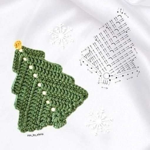 Немного интересных схем для новогодних украшений