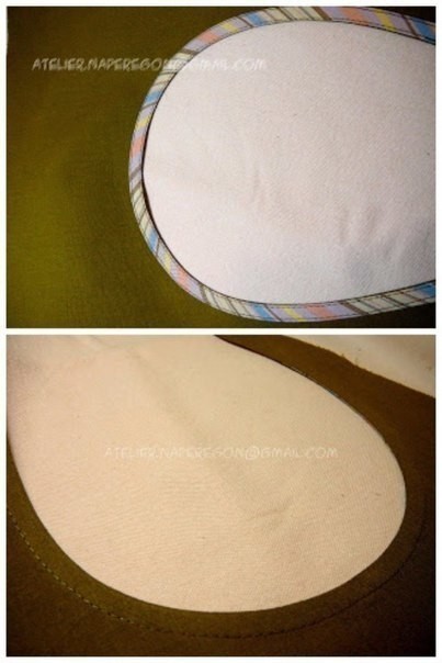 ​Обработка криволинейных срезов косой бейкой