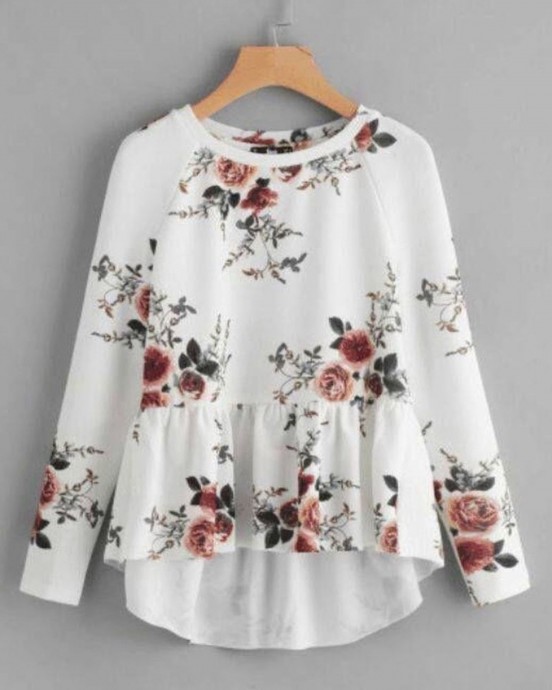 Свитшот с рукавами реглан