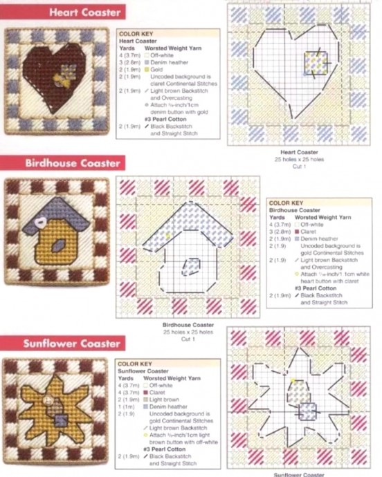 Узоры для пластиковой канвы