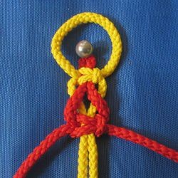 ​10 ажурных цепочек из 4-х нитей в технике макраме: часть 1