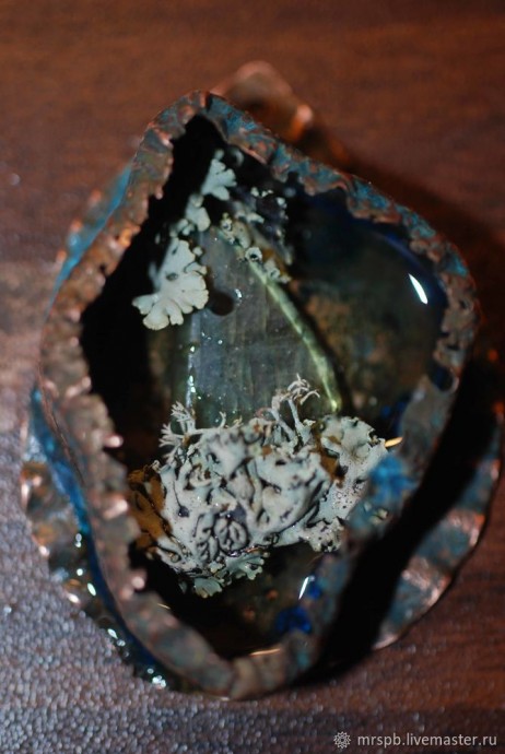 ​Делаем кулон из меди с заливкой ювелирной смолой: часть 2