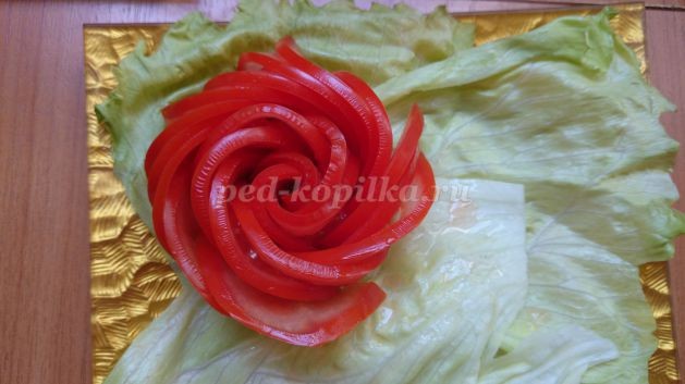 Фигурная нарезка из овощей и фруктов с фото для начинающих: часть 1