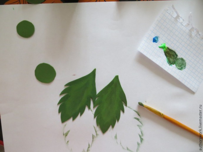 Гербера из фоамирана: часть 2