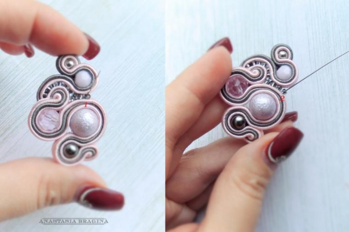 Красивые сутажные серьги: часть 2