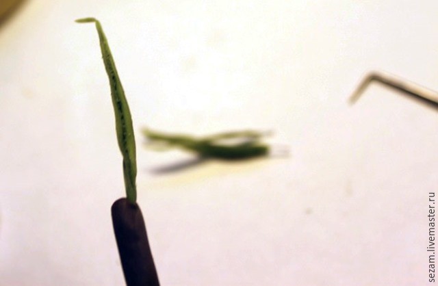 Лепим ветку облепихи: часть 4
