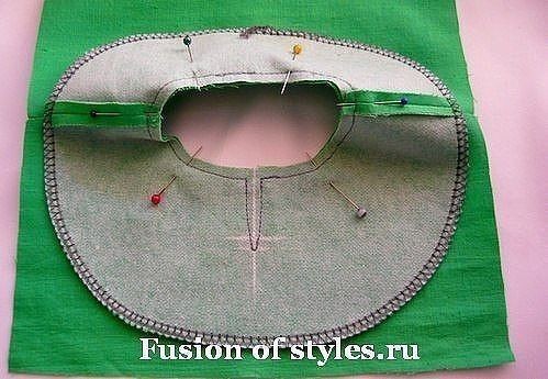 ​Обработка горловины с разрезом