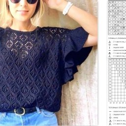 Блуза ажурным узором и не только