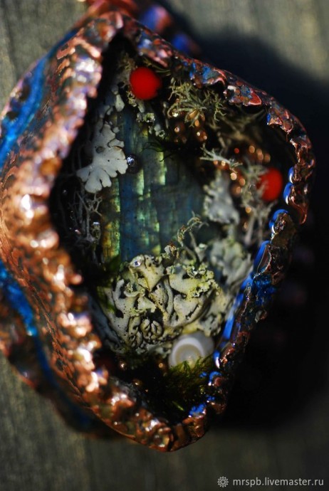 ​Делаем кулон из меди с заливкой ювелирной смолой: часть 2