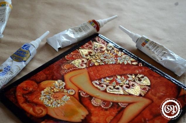 Коробка для чая превращается в восточную шкатулку: мастер-класс, часть 4