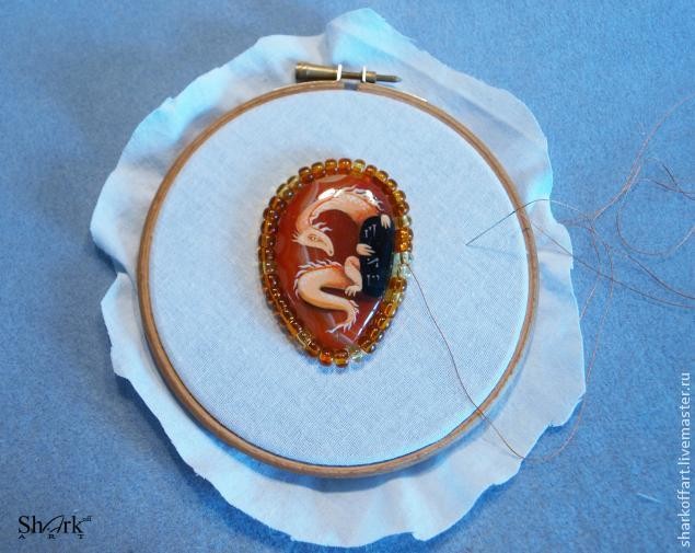 Плетем оправу для неудобных камешков Плетем оправу для неудобных камешков