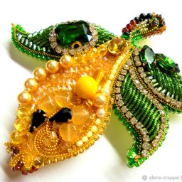 Создаем брошь "Спелая груша": часть 1