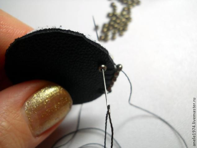 ​Мастер-класс по созданию сутажного кулона "Весенний букетик": часть 6