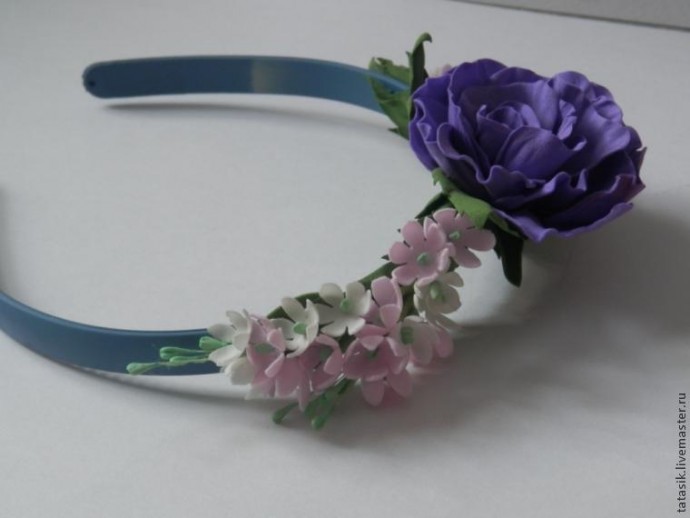​Создаем миниатюрные цветы из фоамирана: часть 3