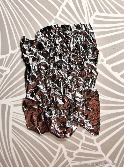 Создание подложки "Вдохновение лабрадоритом" для стеклянного кабошона: часть 1