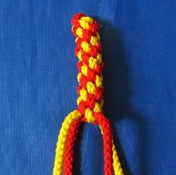 ​10 ажурных цепочек из 4-х нитей в технике макраме: часть 2