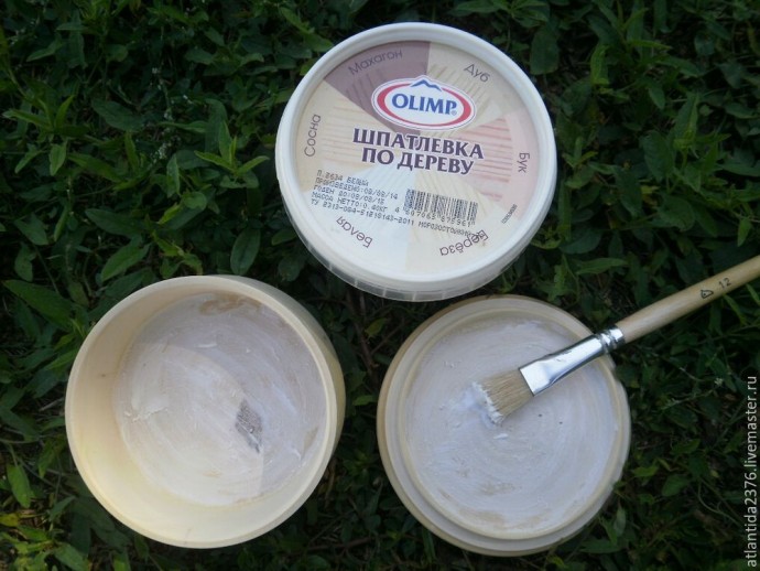 Декорируем шкатулку "Осенний дождь": часть 1