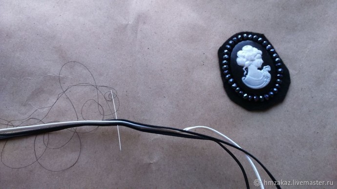 Делаем брошку с камеей: часть 1