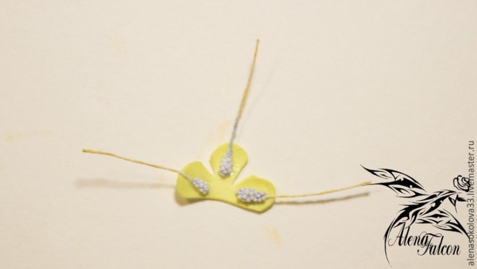 ​Делаем колосок из фоамирана: часть 2