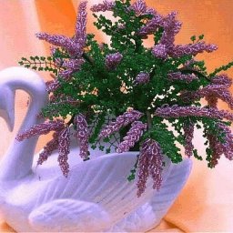 Композиция "Весенняя нежность" из бисера