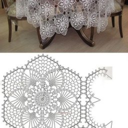 Скатерти крючком