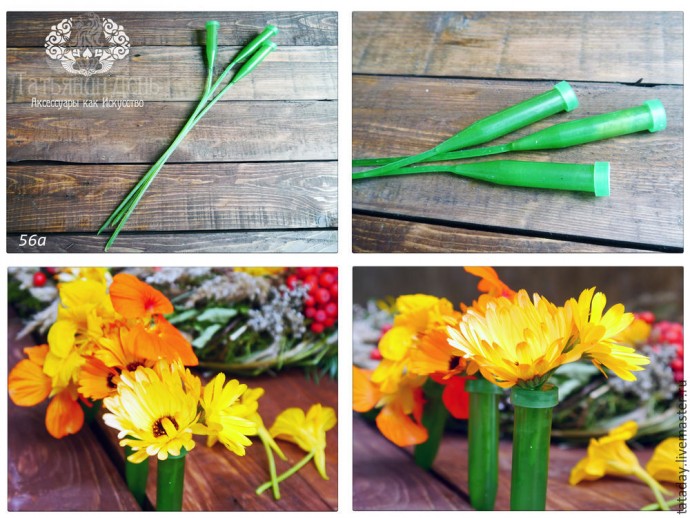 ​Создаем интерьерную композицию "Праздничный веночек": часть 3