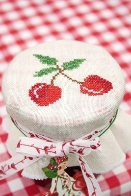 Вышиваем вишни крестиком Вышиваем вишни крестиком