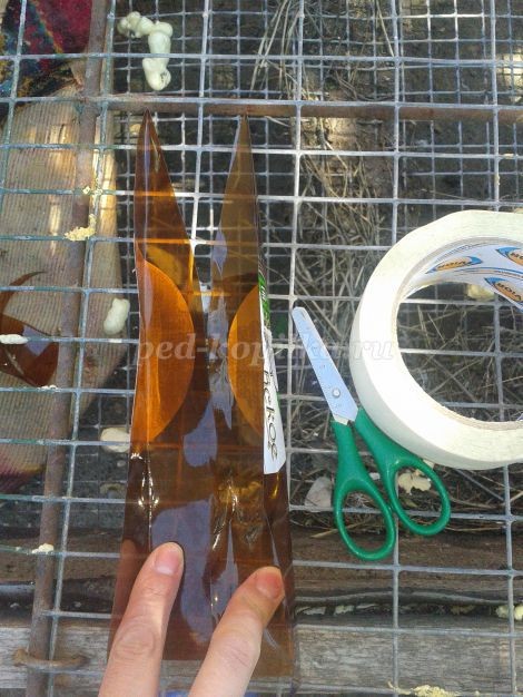 ​Аист из пластиковых бутылок: мастер-класс, часть 1