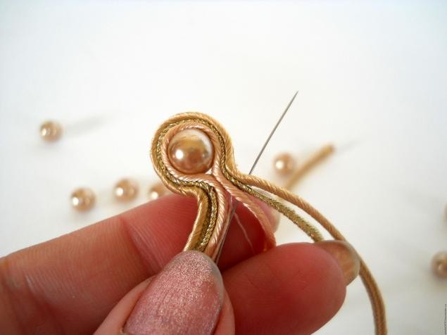 Колье "Кружевная бабочка": мастер-класс, часть 3