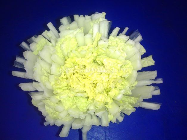 Композиция из овощей "Цветочный калейдоскоп": часть 1