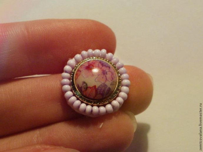 Серьги "Рассвет в Париже"