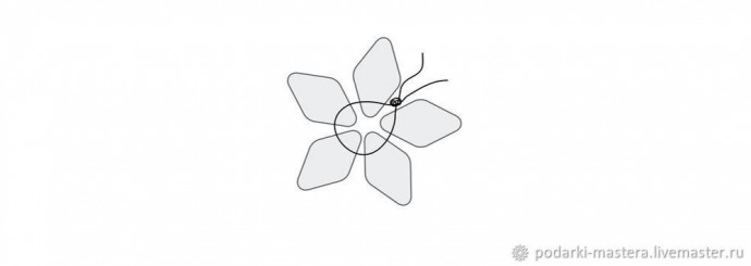 Комплект украшений из бисера twin с двумя отверстиями