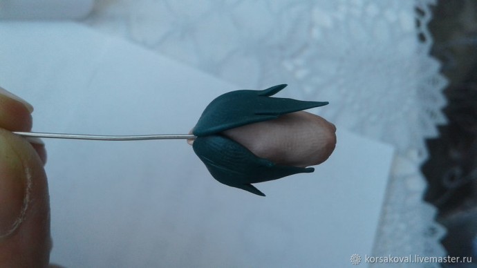 Создаем брошь "Букет двухцветных роз": часть 3 Создаем брошь "Букет двухцветных роз": часть 3