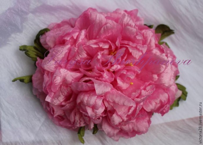 Создание пышного роскошного пиона: часть 5