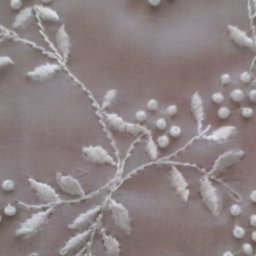 Вышиваем двусторонней гладью по шифоновой ткани