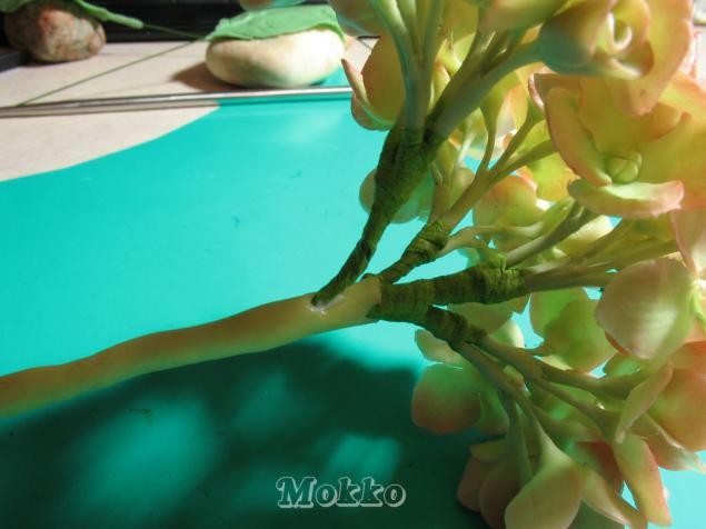 Лепим цветок гортензии из полимерной глины: часть 2 Лепим цветок гортензии из полимерной глины: часть 2