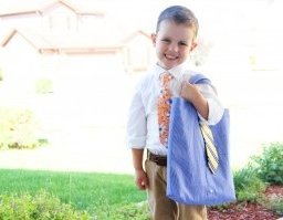 ​Сумка из рубашки для мальчика