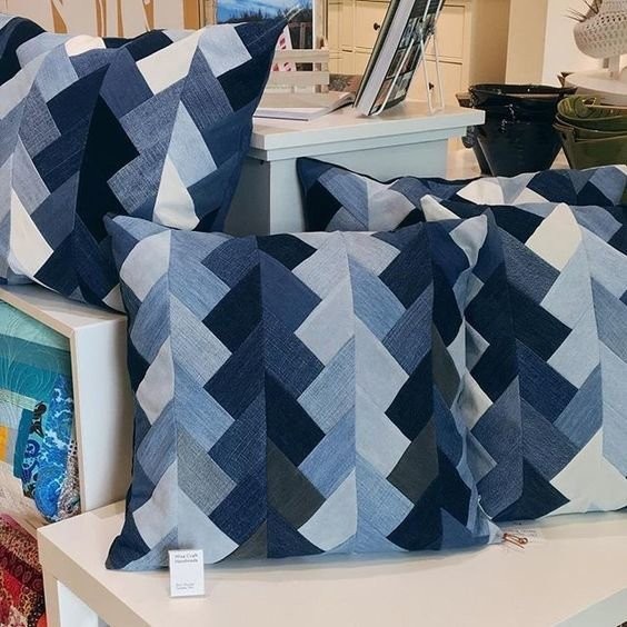 Творчество из остатков джинсов