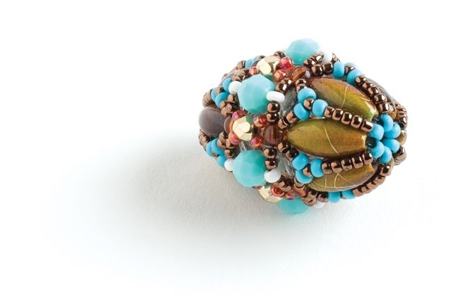 ​Декоративная бисерная бусина