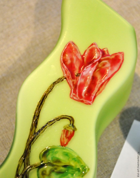 ​Декорирование вазы в стиле модерн: часть 3