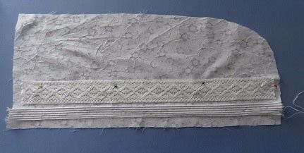 Как вшить кружево