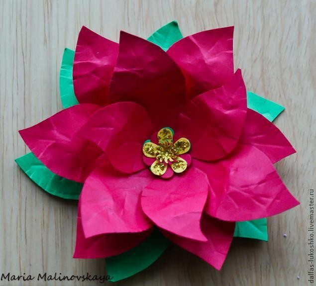 Прекрасная пуансеттия: часть 2